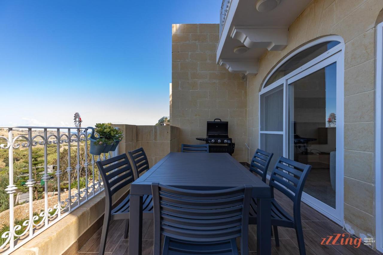 Gozo - Apartment With Stunning Views & Shared Pool Xagħra Exterior foto