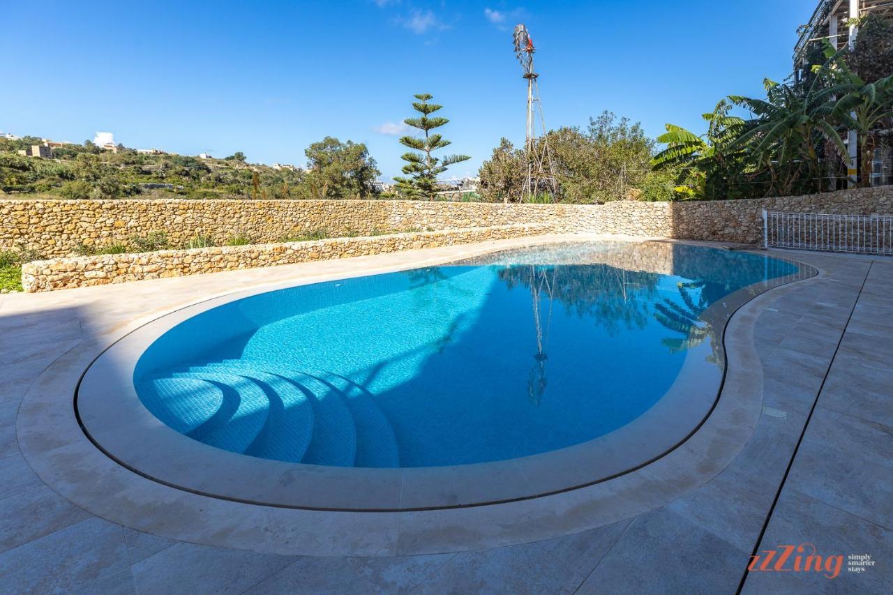 Gozo - Apartment With Stunning Views & Shared Pool Xagħra Exterior foto